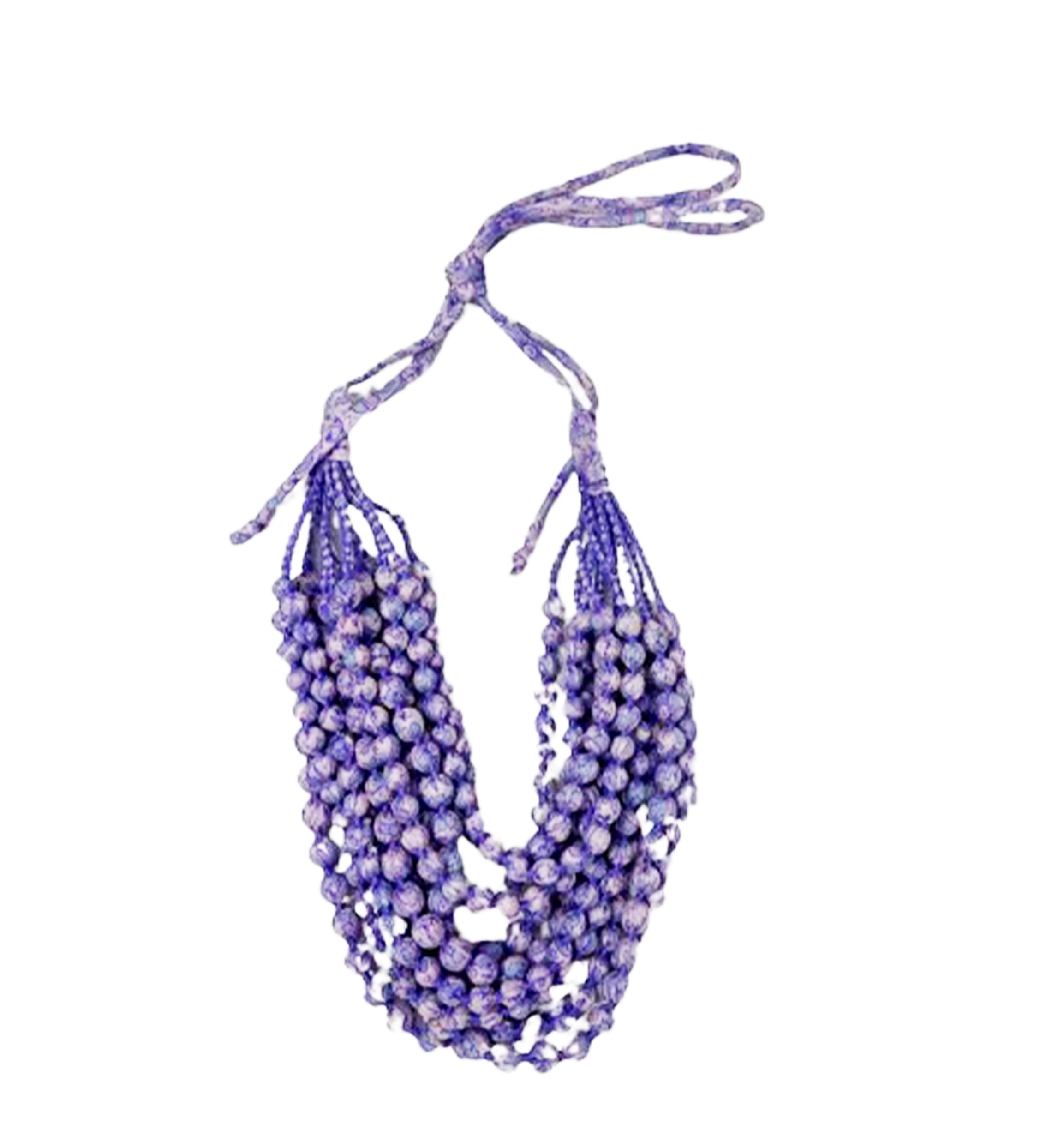 Sari Beaded Necklace: Twelve Strand – Ibu