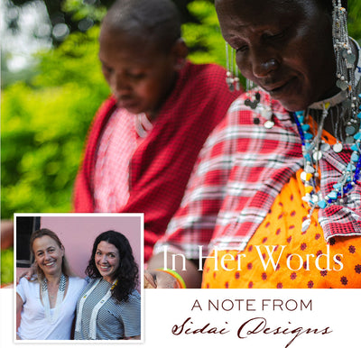 In Her Words: A Note from Sidai Designs