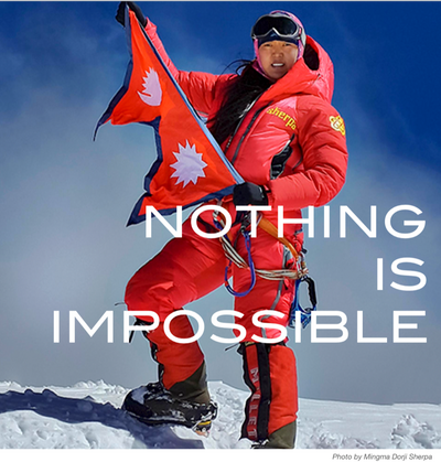 World Famous Mountaineer Pasang Lhamu Sherpa Akita