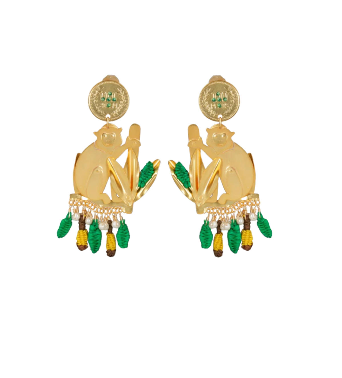 Mico en la Selva Earrings