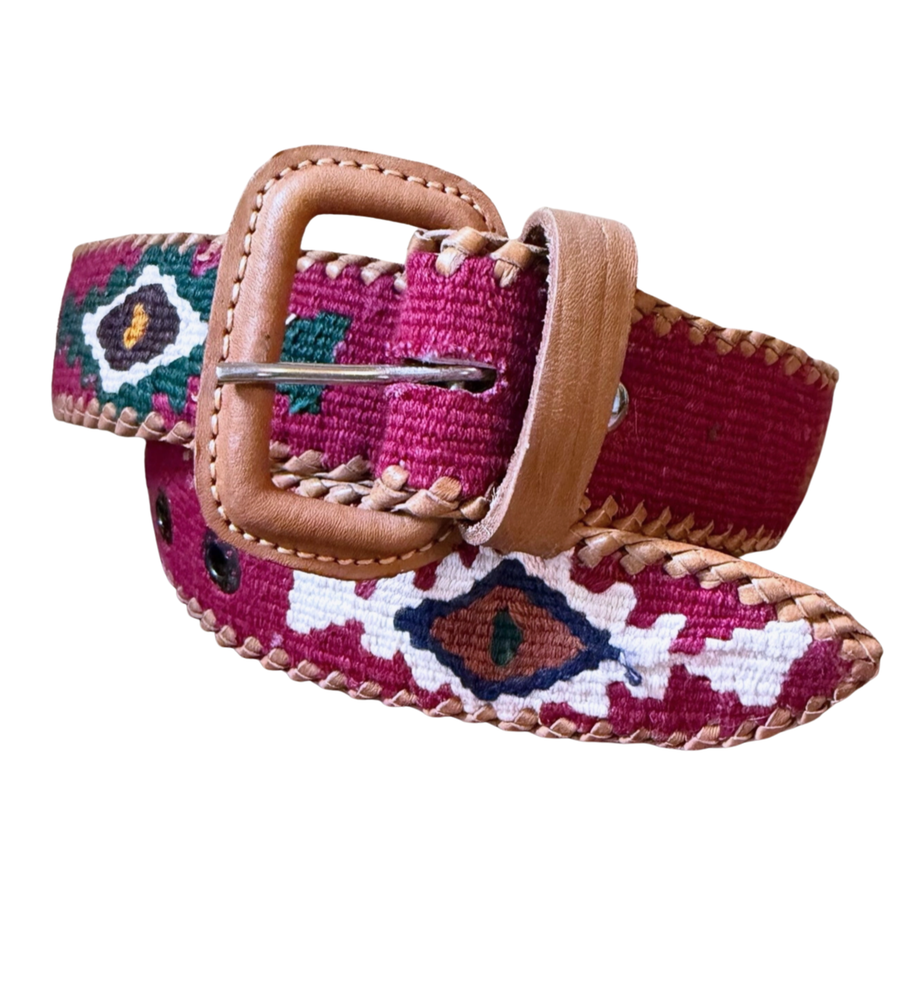 Handwoven Whip-Stitched Belt