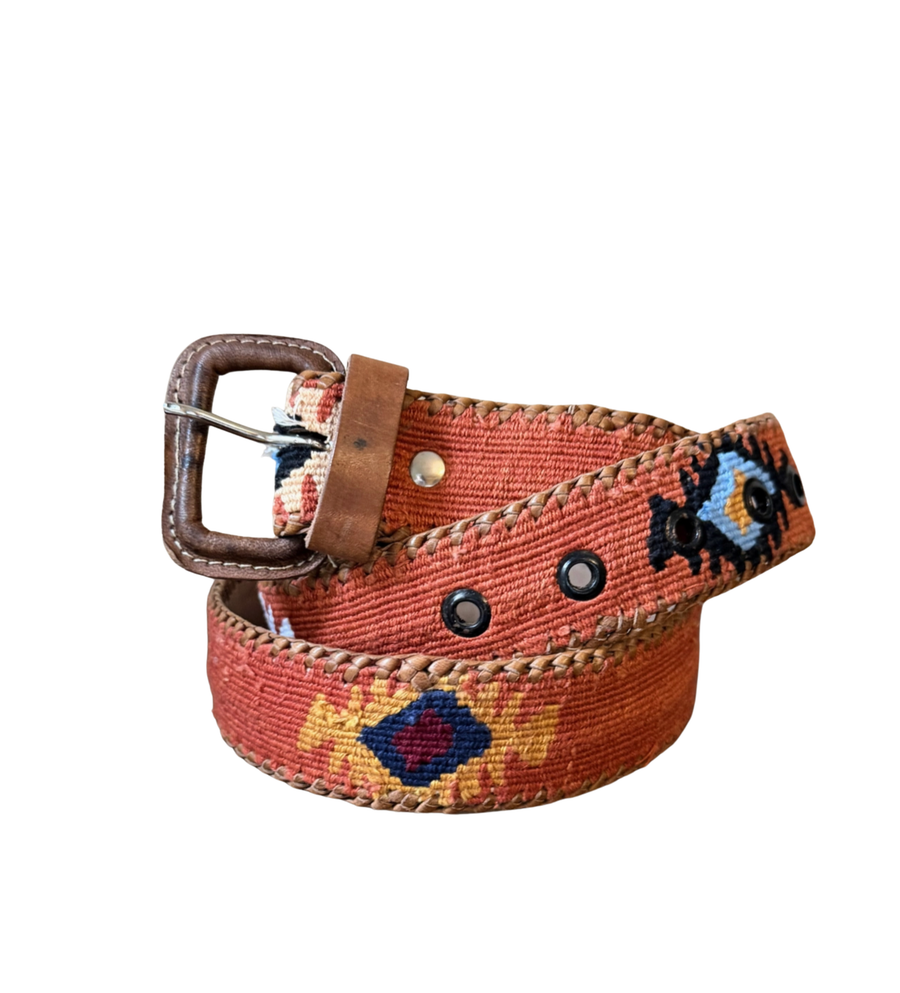 Handwoven Whip-Stitched Belt