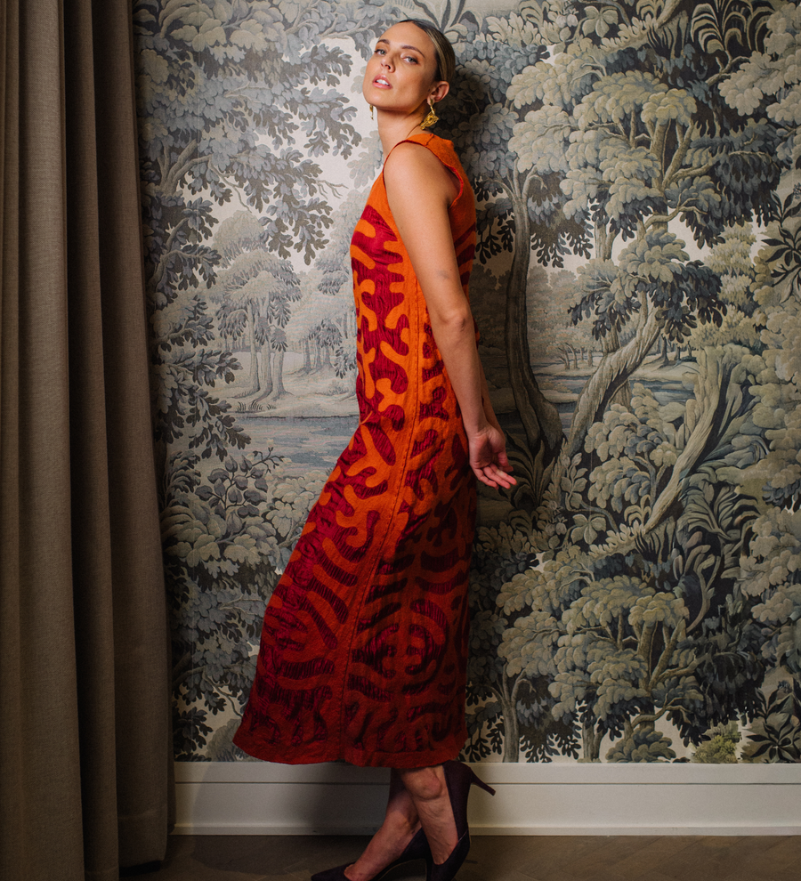 Silk Felted Dress
