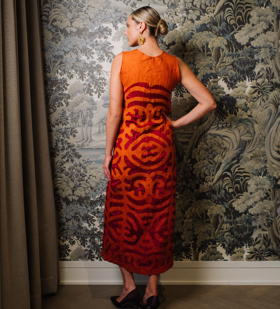 Silk Felted Dress