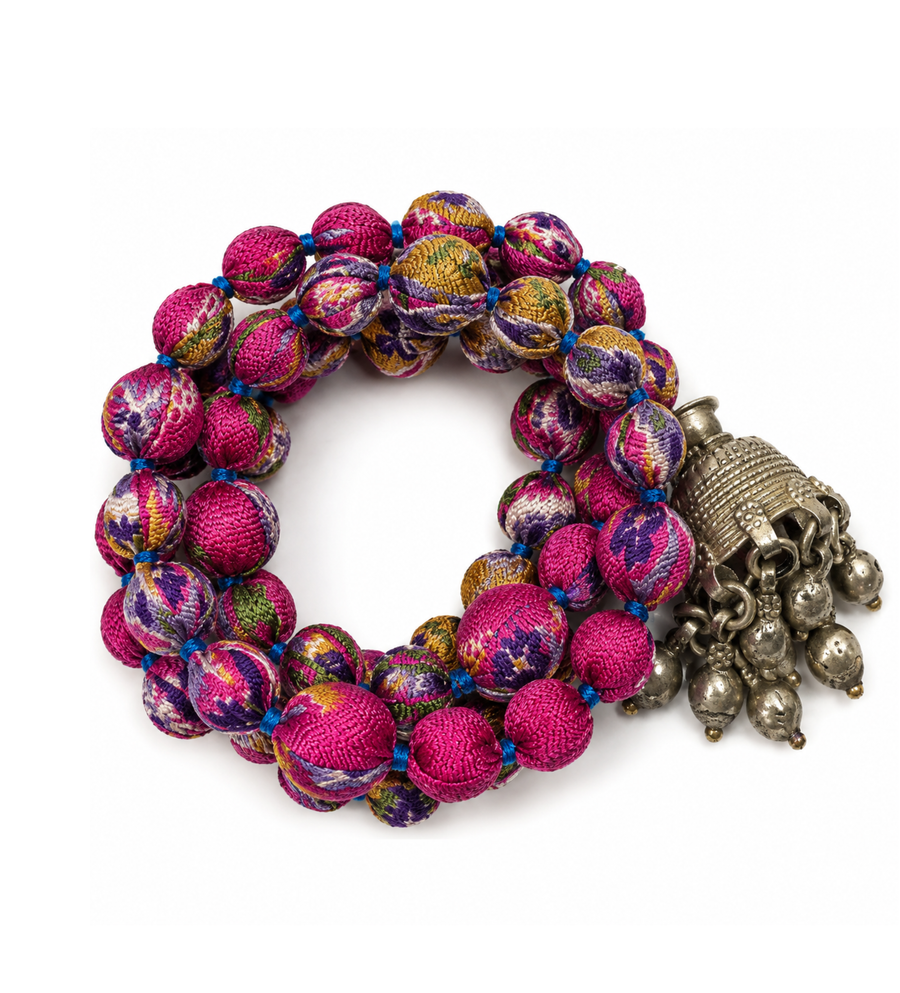 Jhumka Sari Necklace