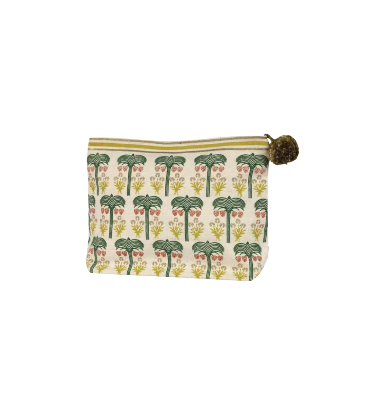 Oasis Palm Cosmetic Bag Green - In two sizes