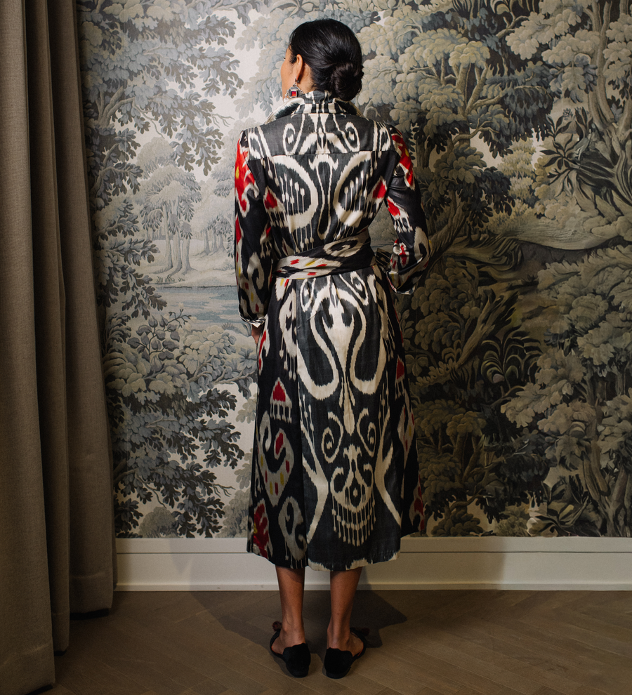 Ikat Combo Dress