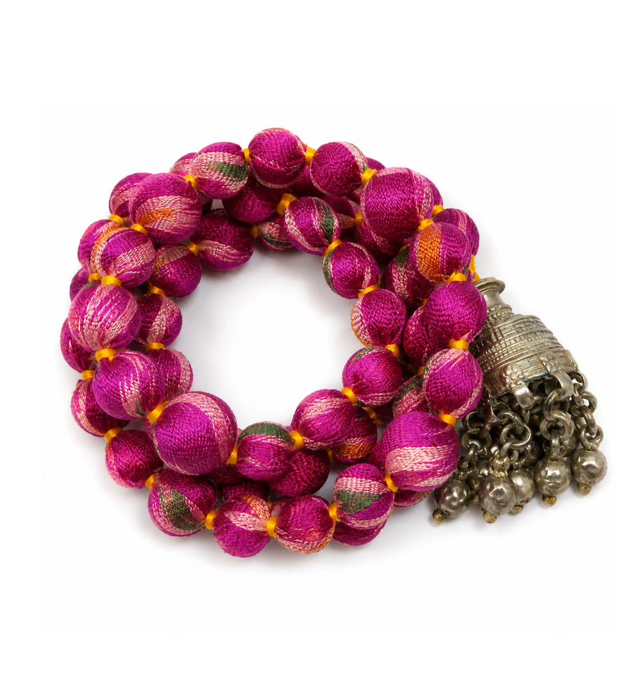 Jhumka Sari Necklace