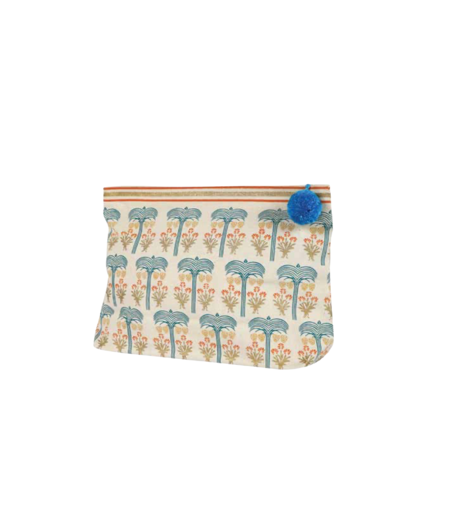 Oasis Palm Cosmetic Bag Green - In two sizes