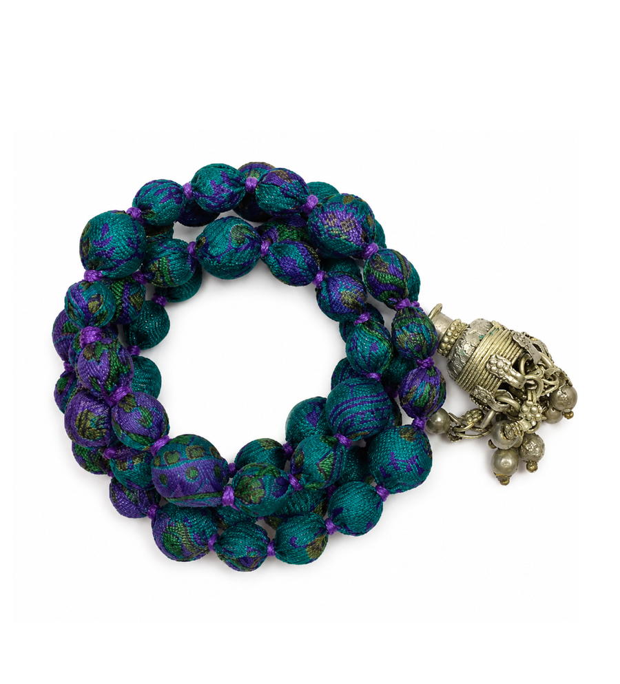 Jhumka Sari Necklace