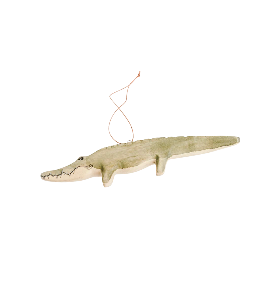 Hand-Carved Animal Ornament