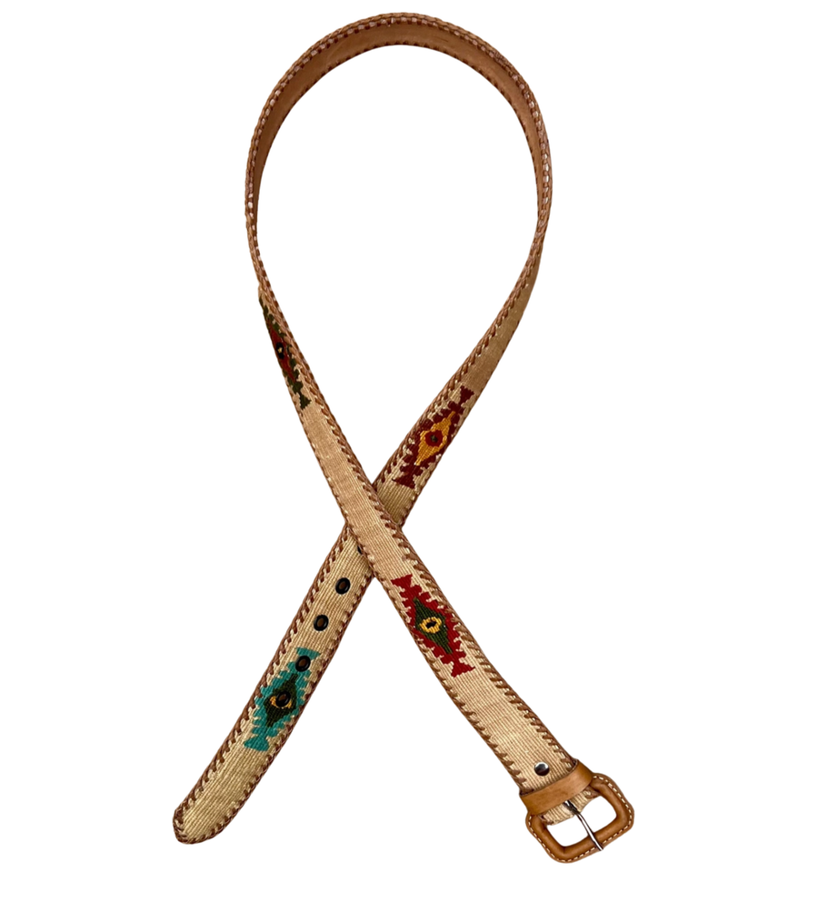 Handwoven Whip-Stitched Belt