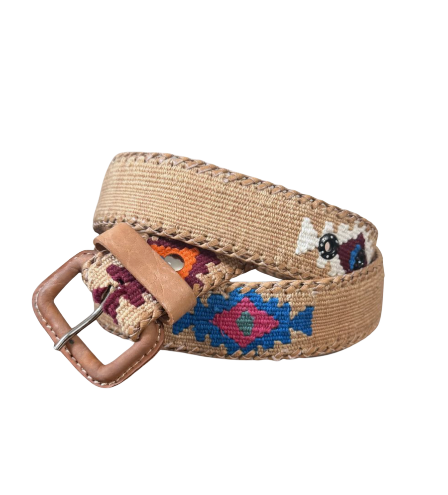 Handwoven Whip-Stitched Belt