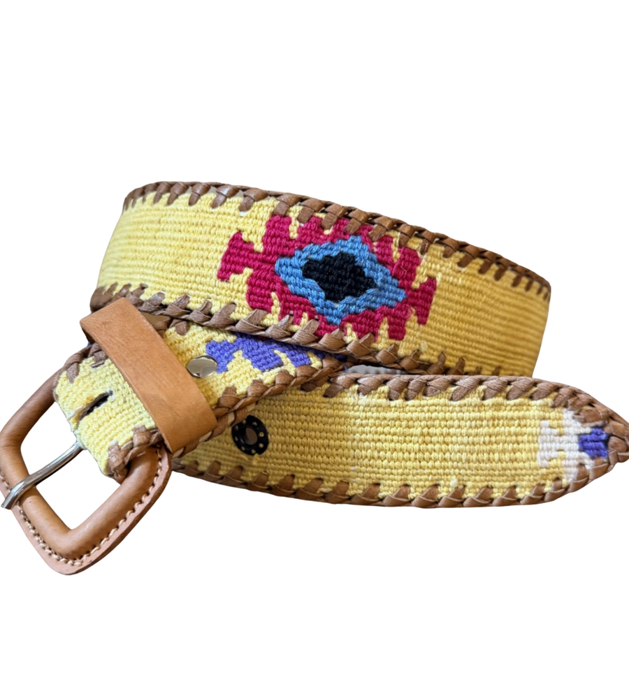 Handwoven Whip-Stitched Belt
