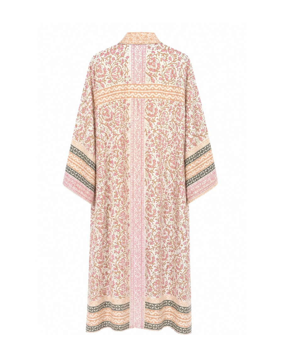 Anika Hand Block Printed Kimono