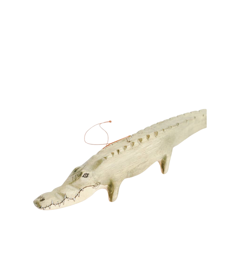 Hand-Carved Animal Ornament