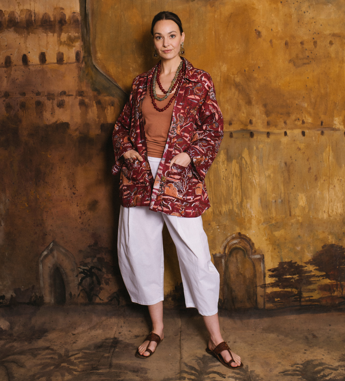 Samaira Linen Boyfriend Jacket