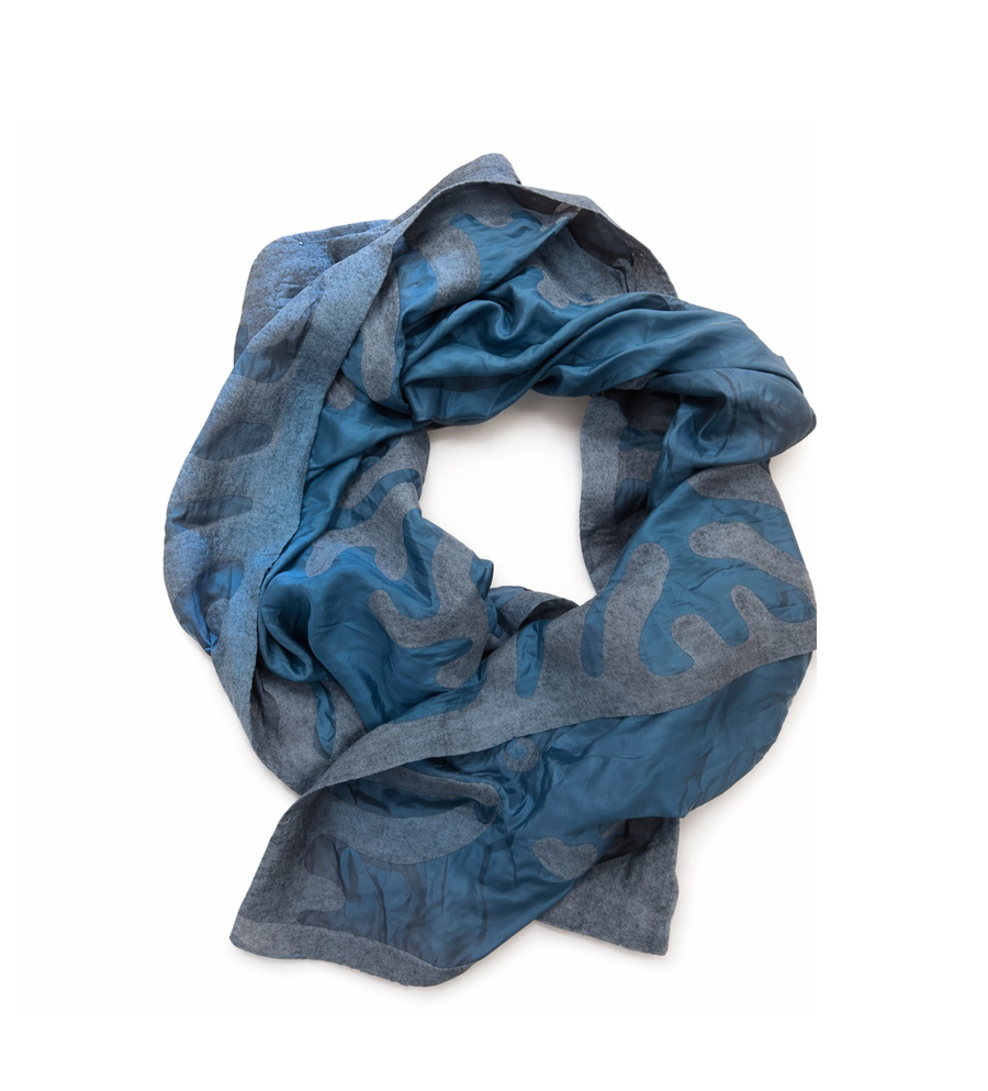 Silk Felted Scarf