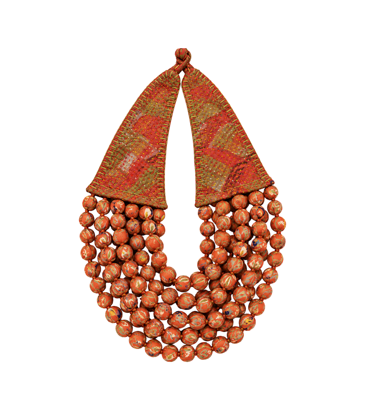 Kantha Sari Necklace
