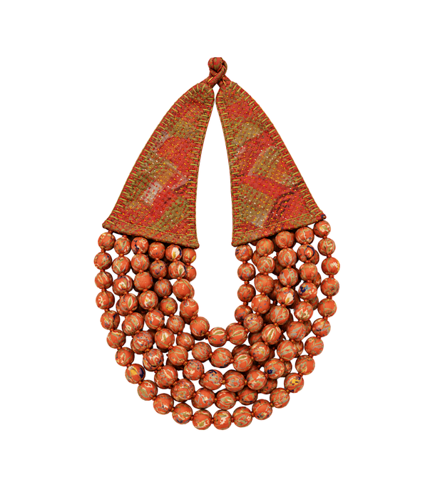 Kantha Sari Necklace