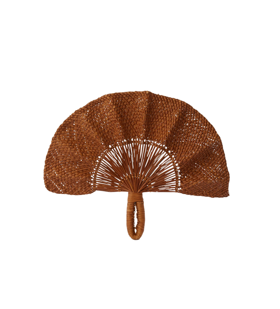 Toquilla Flat Hand Fan