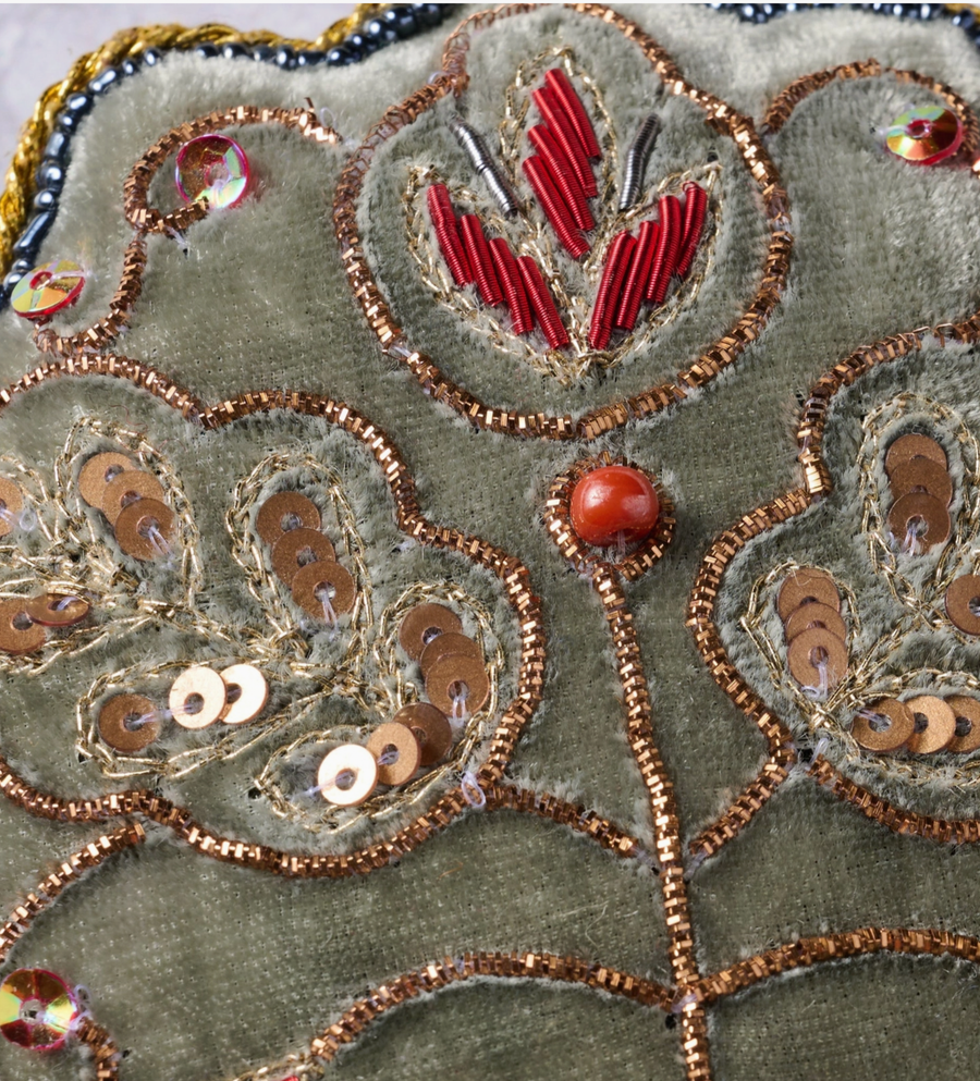 Embroidered Woodland Ornament