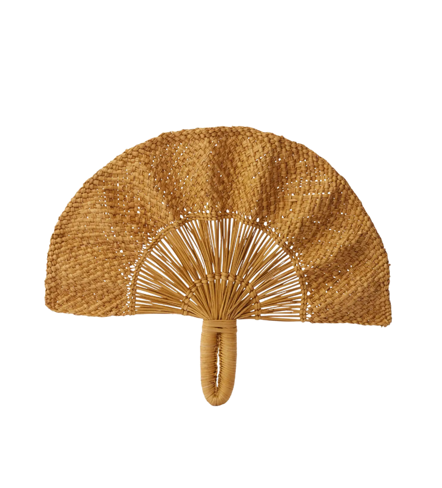 Toquilla Flat Hand Fan