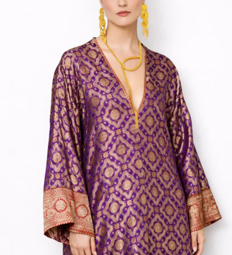 The Heritage Caftan Purple