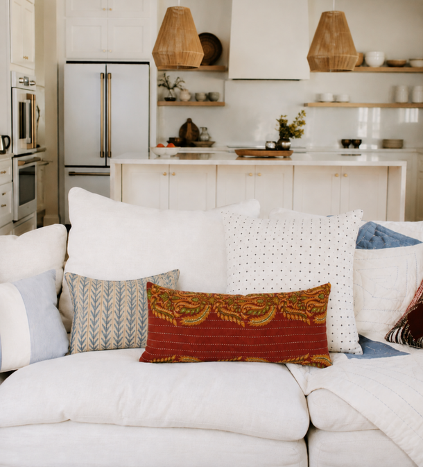 Kantha Lumbar Pillow