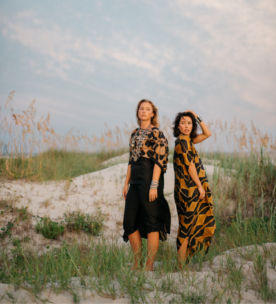 Asha Itajime Silk Dress