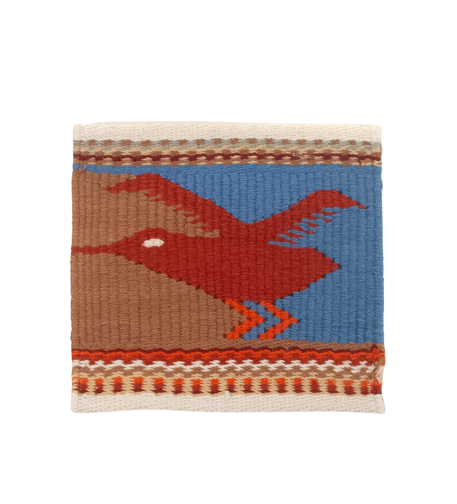 Handwoven Tapestry Coasters - Set of 4