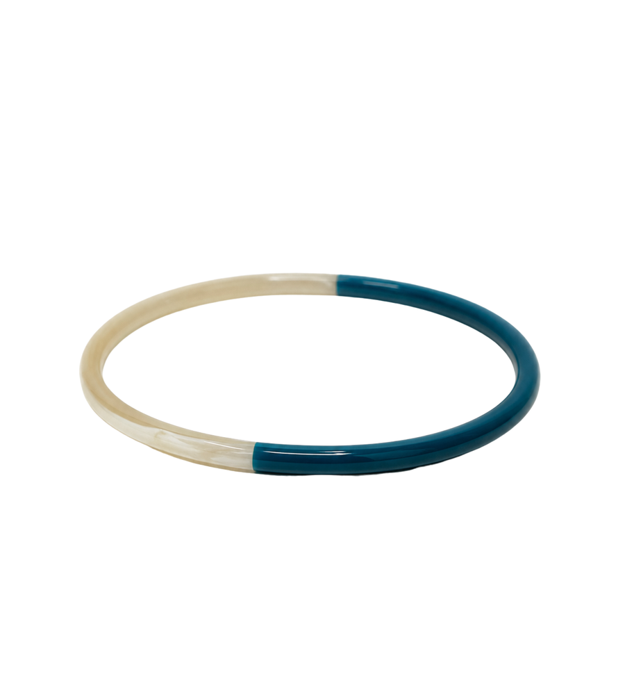 Hand Carved Lacquered Horn Bangle