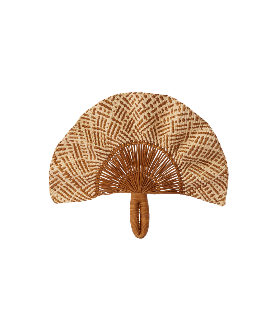 Toquilla Flat Hand Fan