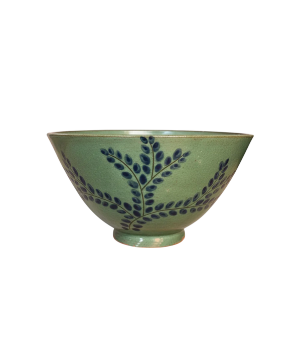 Blue Vine Serving Bowl