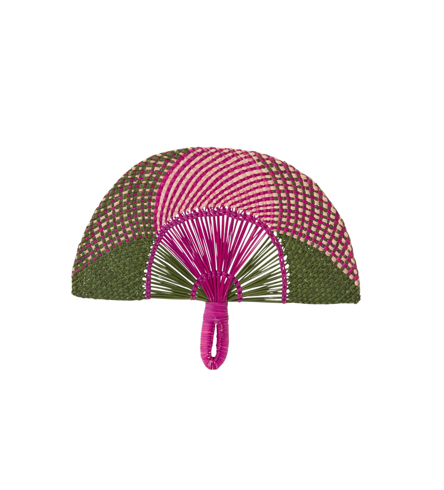 Toquilla Flat Hand Fan