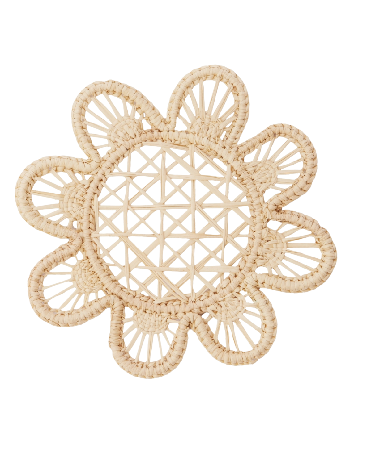 Daisy Coaster Natural: Set of Four