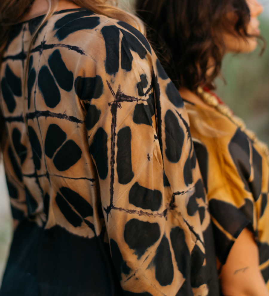 Asha Itajime Silk Dress