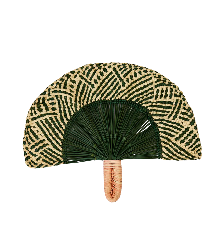 Toquilla Flat Hand Fan