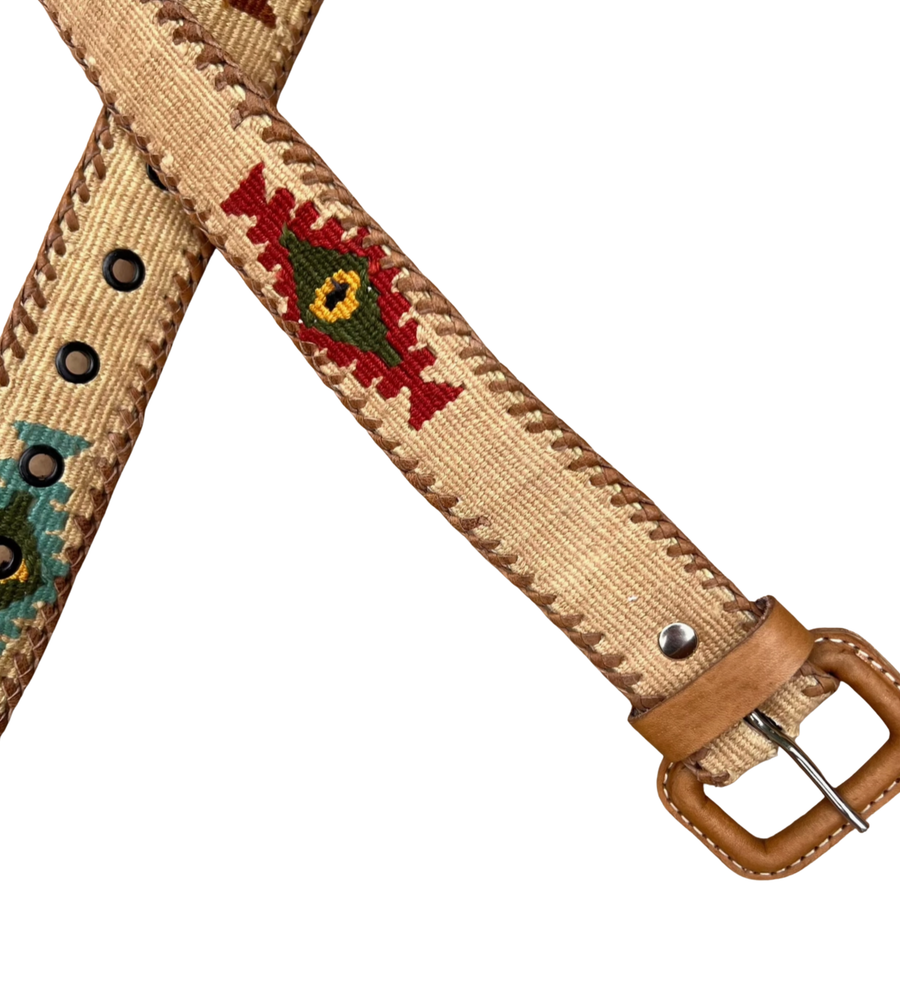 Handwoven Whip-Stitched Belt