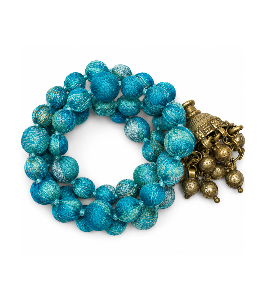 Jhumka Sari Necklace