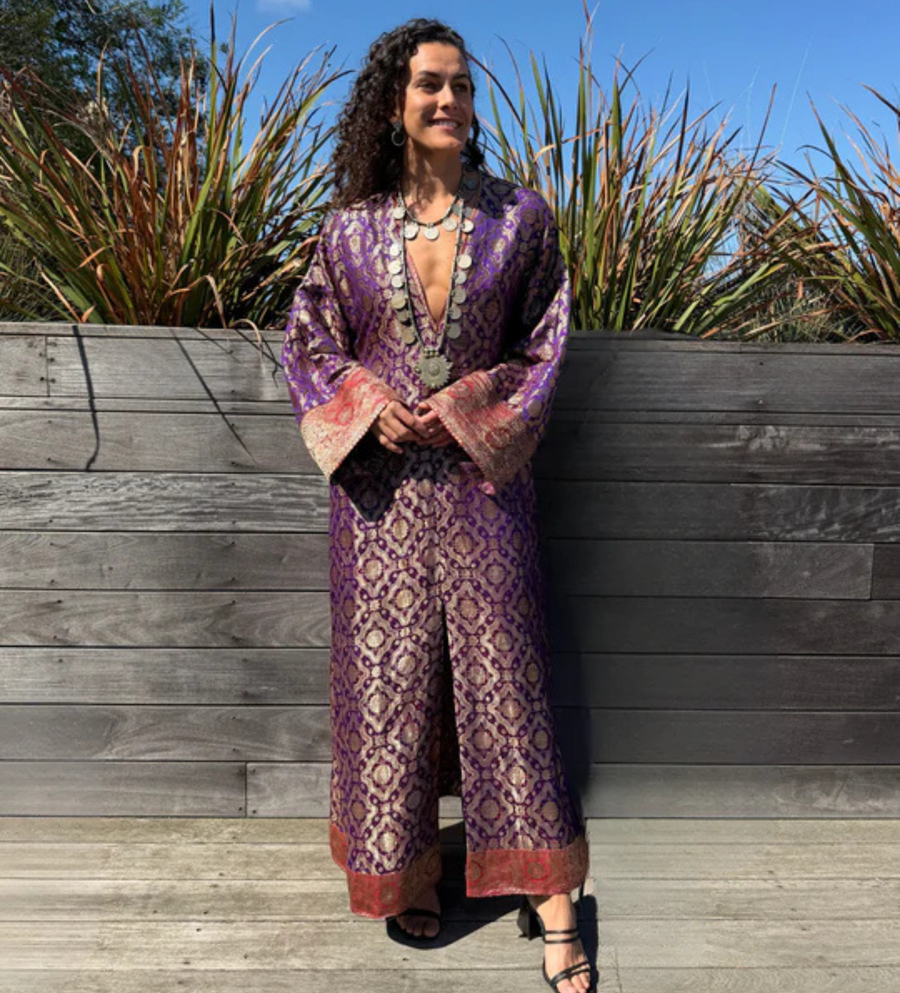 The Heritage Caftan Purple