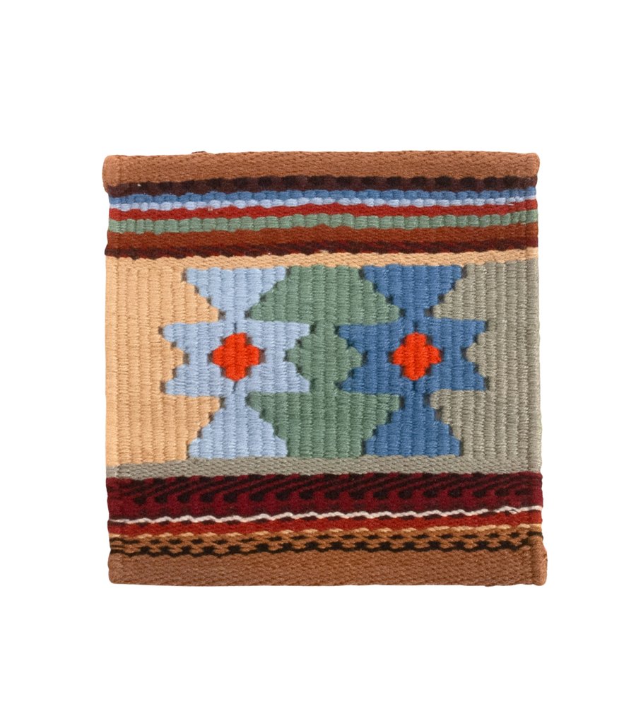Handwoven Tapestry Coasters - Set of 4