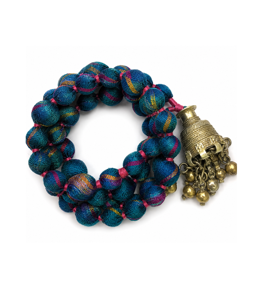 Jhumka Sari Necklace