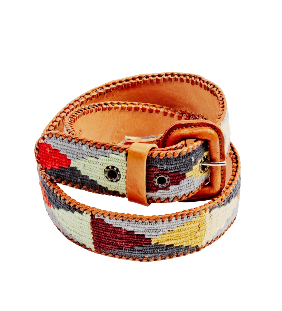 Geometric Handwoven Belt