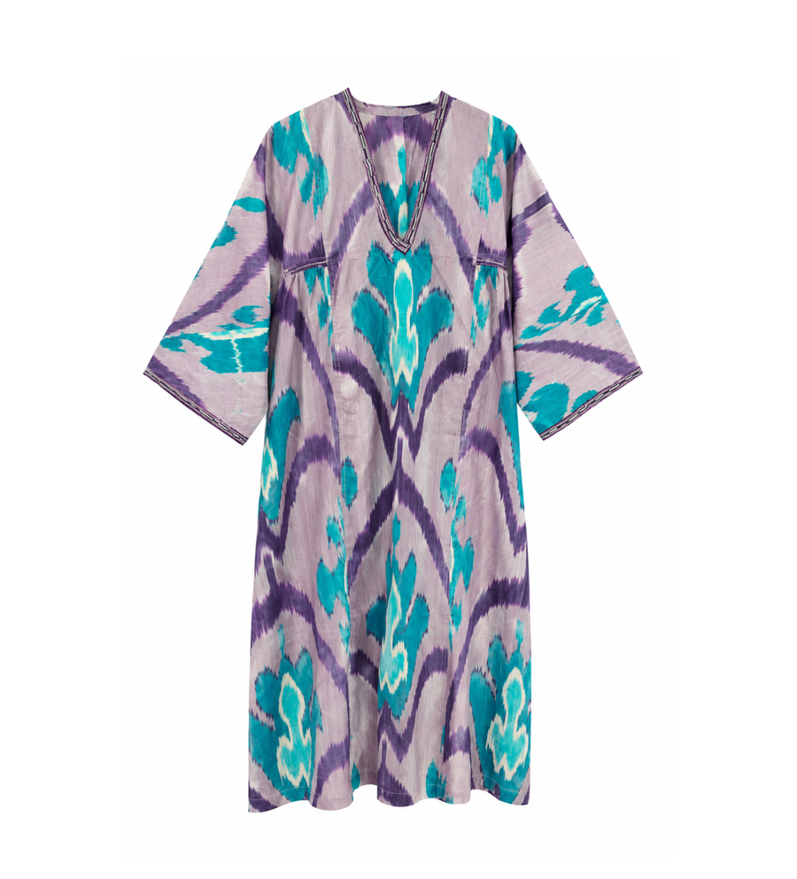 Voluminous Ikat Caftan