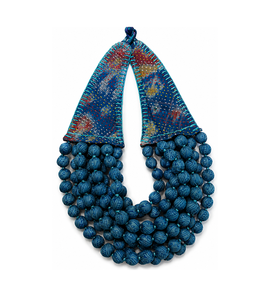 Kantha Sari Necklace
