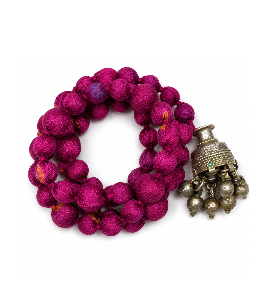 Jhumka Sari Necklace