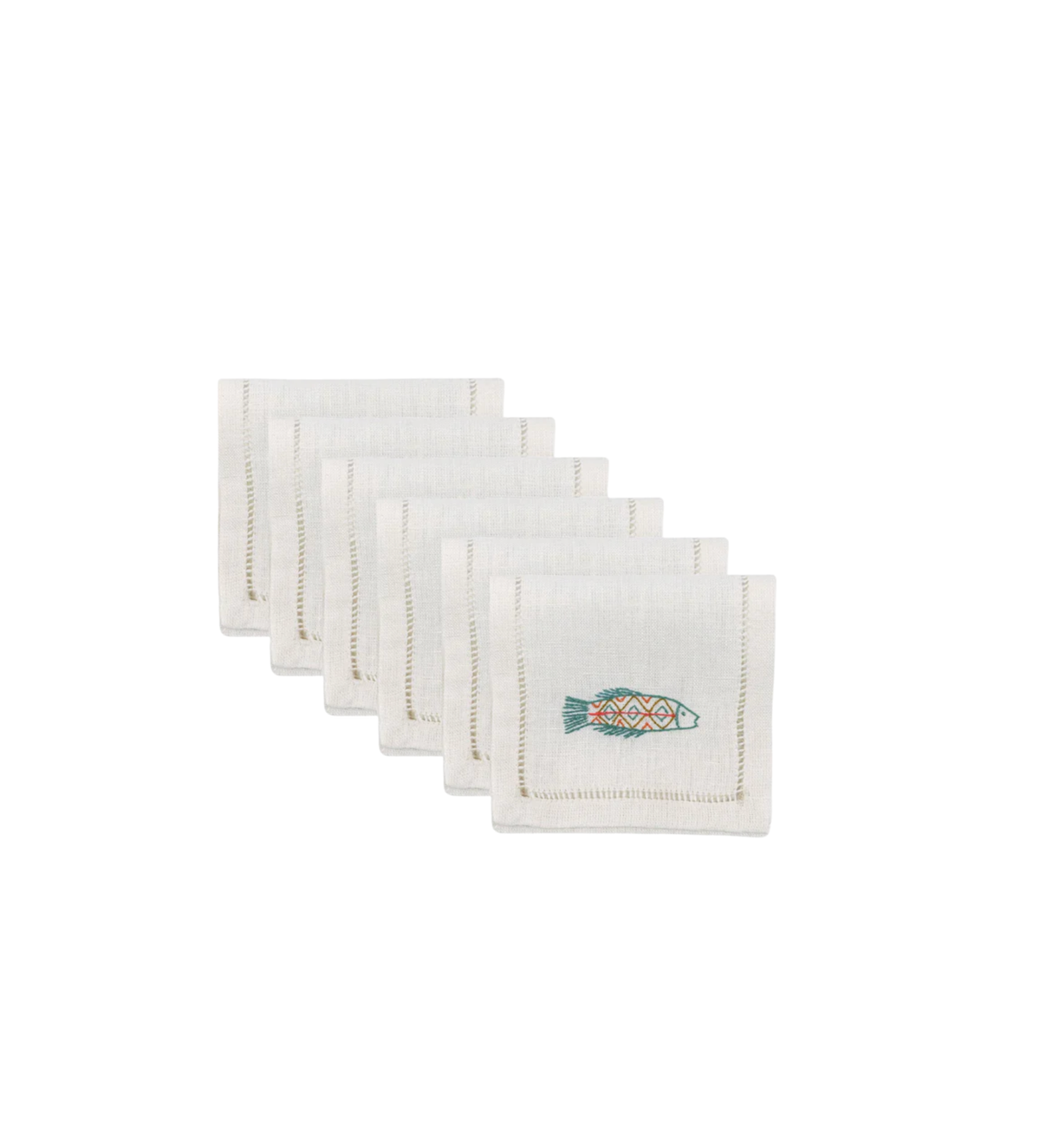 Tilapia Cocktail Napkin - Set of 6
