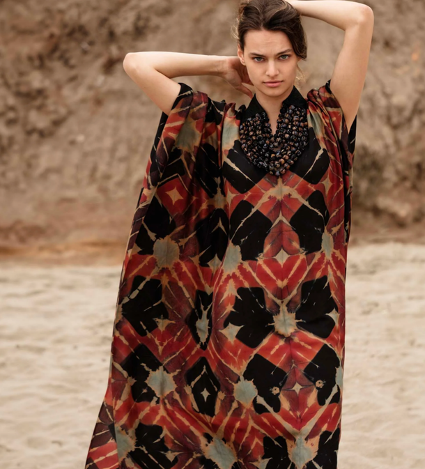 Indira Silk Caftan