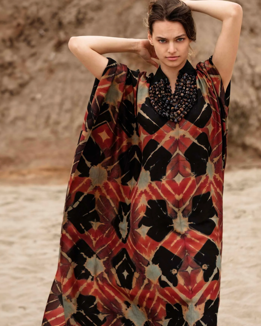 Indira Silk Caftan